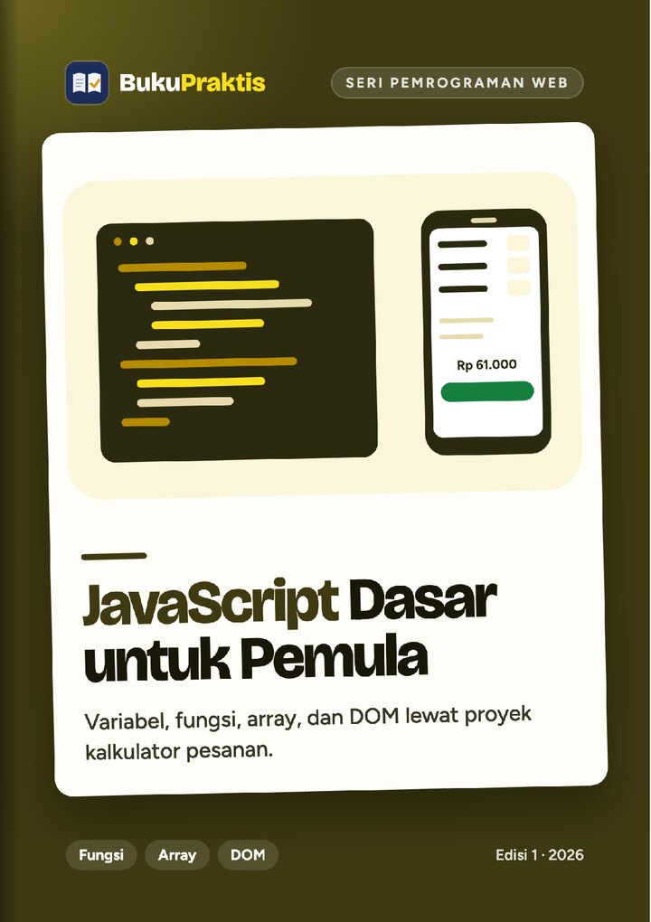 Sampul JavaScript Dasar untuk Pemula