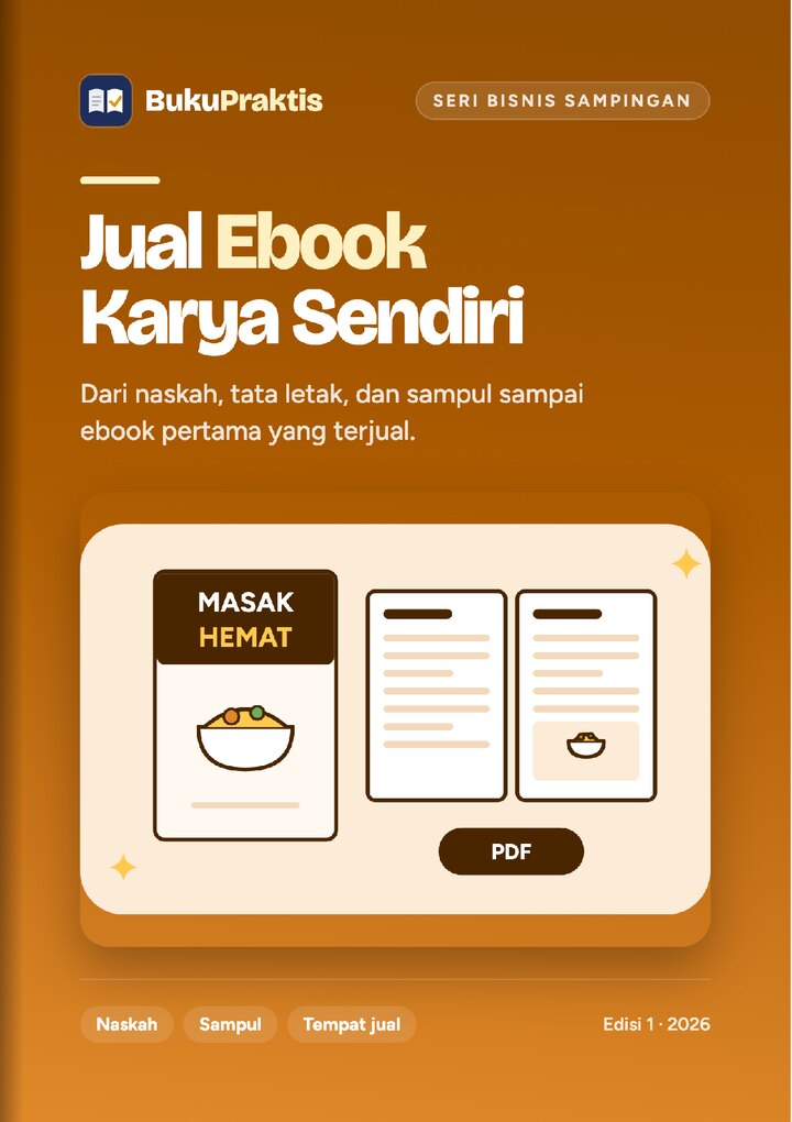 Sampul Jual Ebook Karya Sendiri