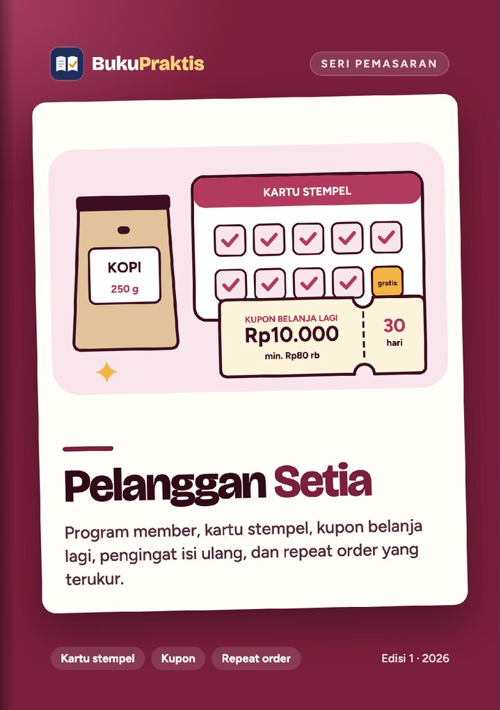Sampul Pelanggan Setia: Program Member dan Repeat Order