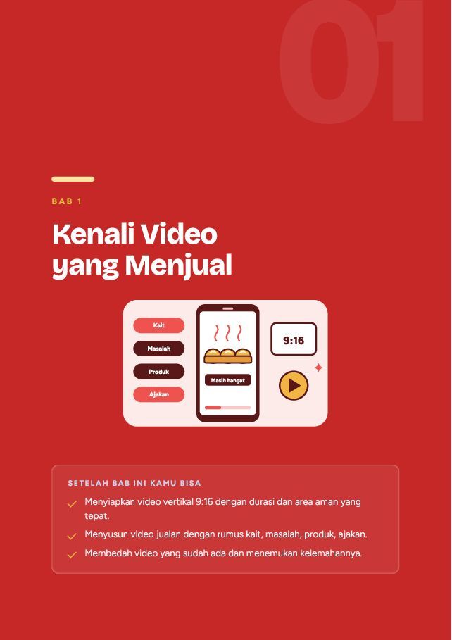 Contoh halaman Jasa Edit Video Pendek untuk UMKM
