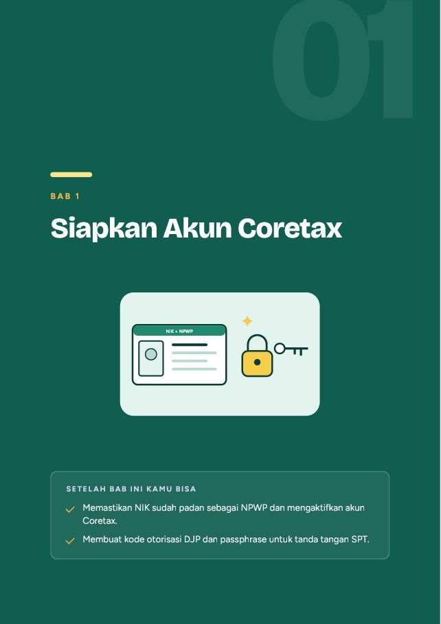 Contoh halaman Lapor SPT Tahunan Lewat Coretax