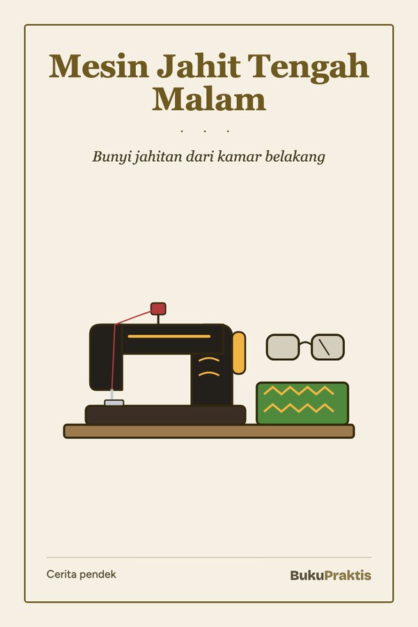 Sampul Mesin Jahit Tengah Malam