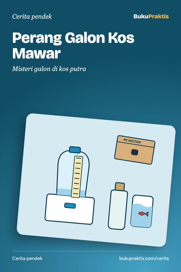 Sampul Perang Galon Kos Mawar