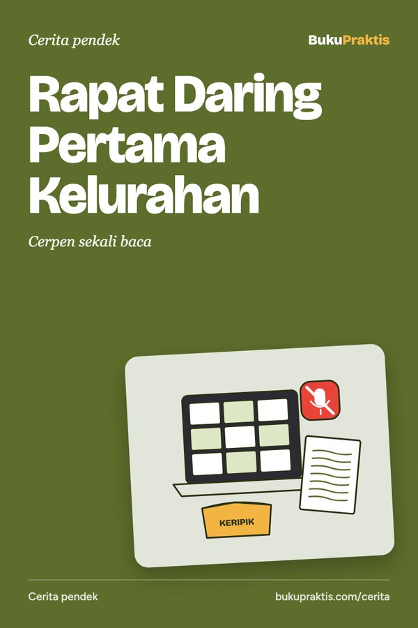 Sampul Rapat Daring Pertama Kelurahan Sukamaju